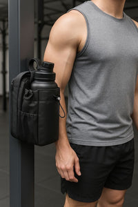 Bolsa de Gimnasio Magnética de Gran Capacidad con Bolsillo para Móvil