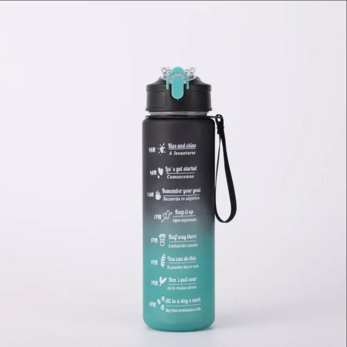 Botella de agua deportiva