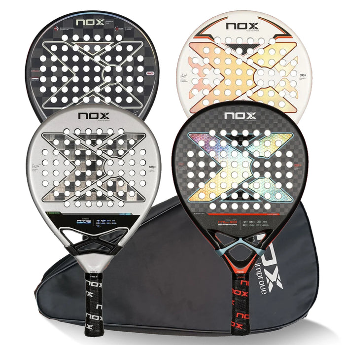 Pala de Pádel Nox · Carbono 3K / 12K / 18K
